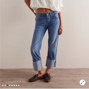 Free People slim selvedge jean